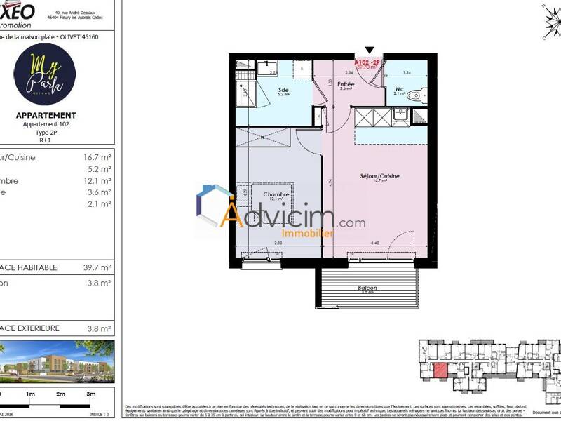 Maison à louer, 40m², OLIVET