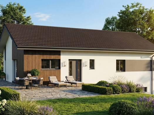 Terrain avec maison neuve à vendre 634 700 € 5 pièces 4 chambres 99 m² 817 m² de terrain Cranves-Sales 74380