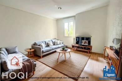 Appartement à vendre 189 000 € 2 pièces 1 chambre 50 m² Dernier étage, Étage 1/1 Bordeaux 33800
