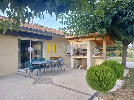 Maison de plain-pied à vendre 279 000 € 4 pièces 3 chambres 95,09 m² 2 293 m² de terrain Porte-des-Bonnevaux 38260