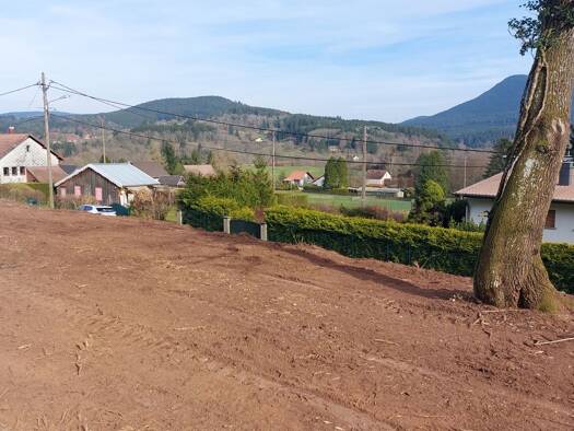 Terrain constructible viabilisé à vendre 69 300 € 1 296 m² de terrain Bourg-Bruche 67420