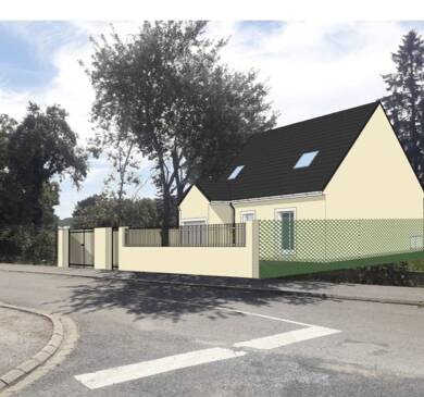Terrain constructible viabilisé à vendre 30 000 € 438 m² de terrain Boisville-la-Saint-Pere 28150