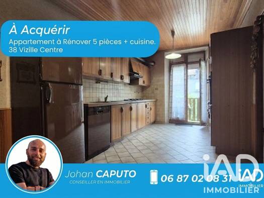 Appartement à vendre 104 900 € 4 pièces 3 chambres 108,3 m² Étage 2/2 Centre Ville Vizille 38220