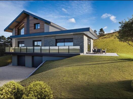 Terrain avec maison neuve à vendre 1 045 000 € 7 pièces 4 chambres 130 m² 1 000 m² de terrain Lovagny 74330