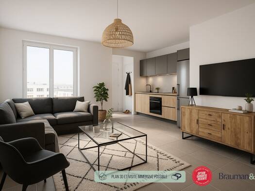 Appartement à vendre - neuf 222 000 € 2 pièces 1 chambre 40 m² 2ème étage Livilliers 95300