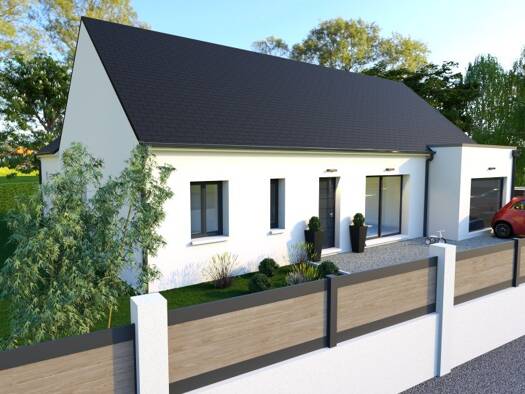 Terrain avec maison neuve à vendre 240 000 € 4 pièces 3 chambres 110 m² 800 m² de terrain Arthon 36330