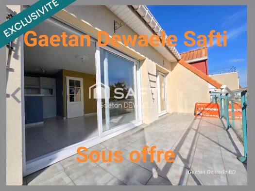 Duplex à vendre 199 900 € 3 pièces 2 chambres 61 m² Étage 3/4 Bray-Dunes 59123