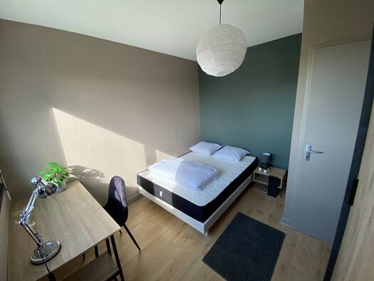 Colocation à louer - logement étudiant 380 € 1 pièce 20 m² Étage 4/14 Couronneries Poitiers 86000