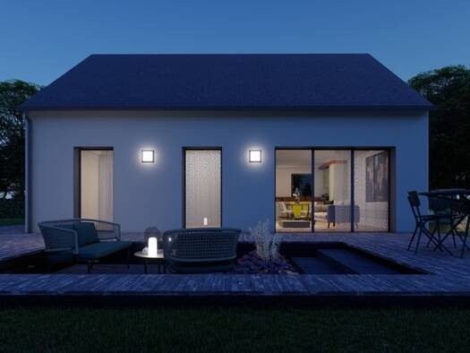 Terrain avec maison neuve à vendre 224 800 € 4 pièces 3 chambres 70 m² 275 m² de terrain Nord Est Perros-Guirec 22700