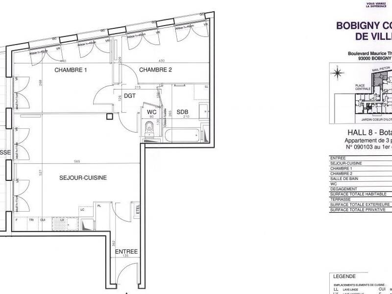 Maison à louer, 64m², BOBIGNY
