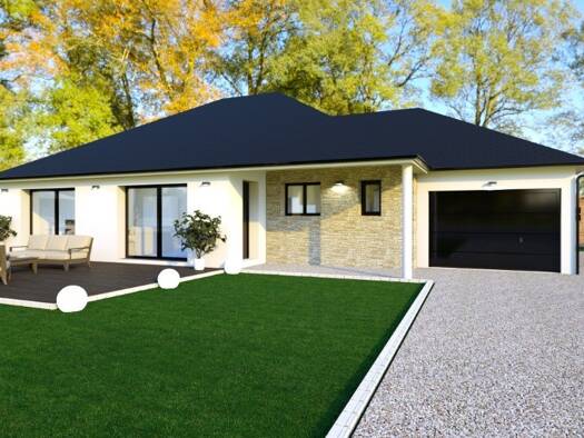 Terrain avec maison neuve à vendre 244 800 € 5 pièces 3 chambres 110 m² 628 m² de terrain Villedieu-les-Poêles-Rouffigny 50800