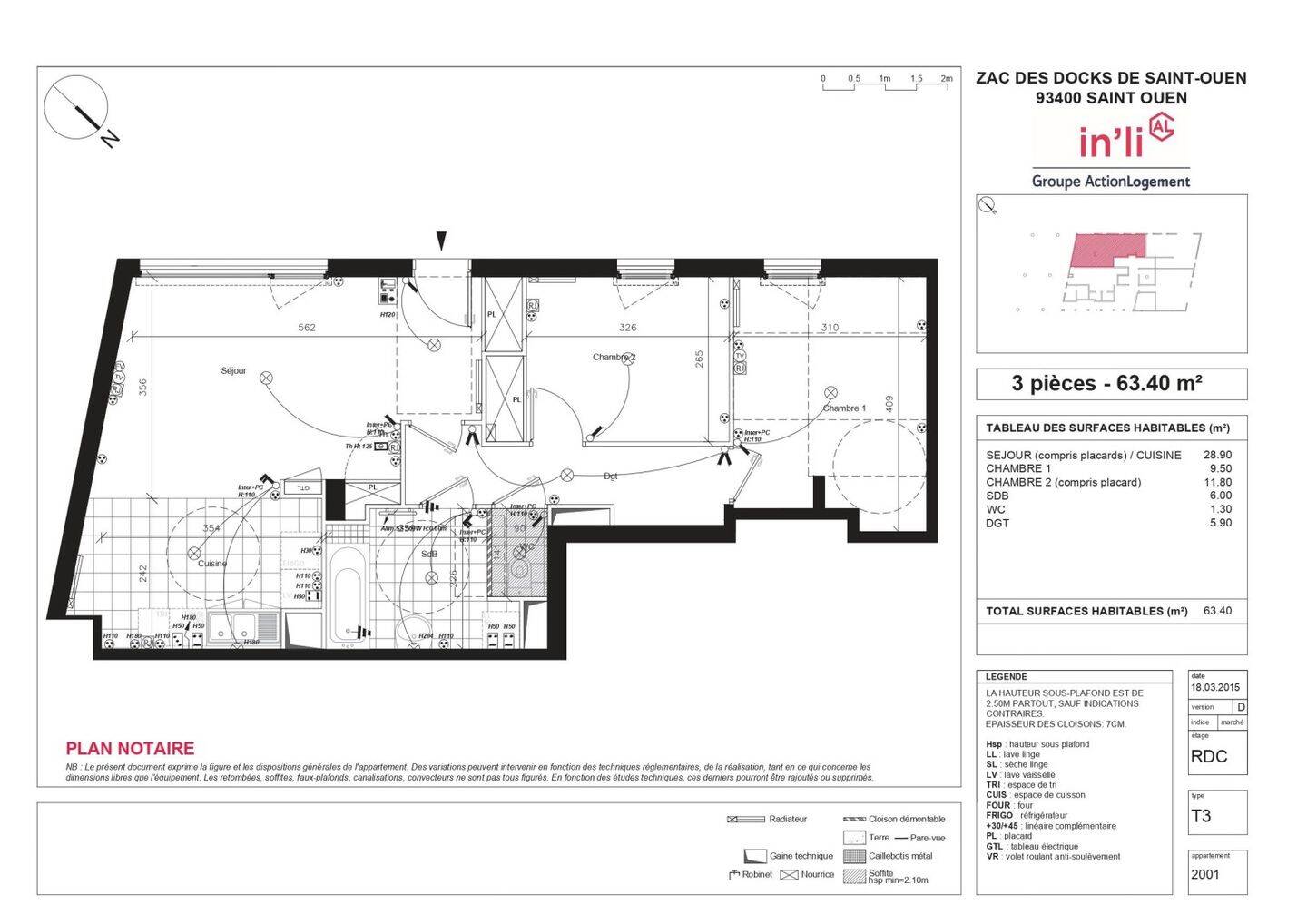Maison à louer, 63m², SAINT OUEN