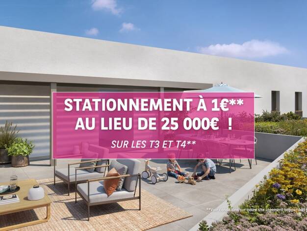 Appartement à vendre - neuf 445 000 € 4 pièces 75,5 m² 1er étage dès le 31/12/2027 Girondins Lyon 7ème arrondissement 69007