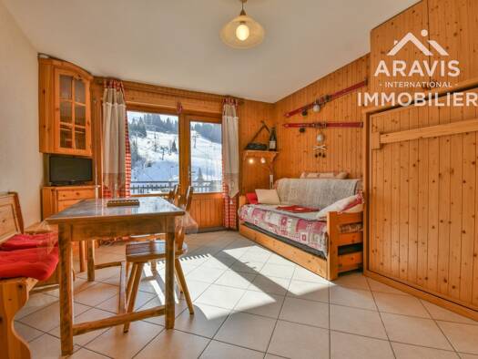 Appartement à vendre 149 000 € 1 pièce 21,4 m² RDC Le Grand-Bornand 74450