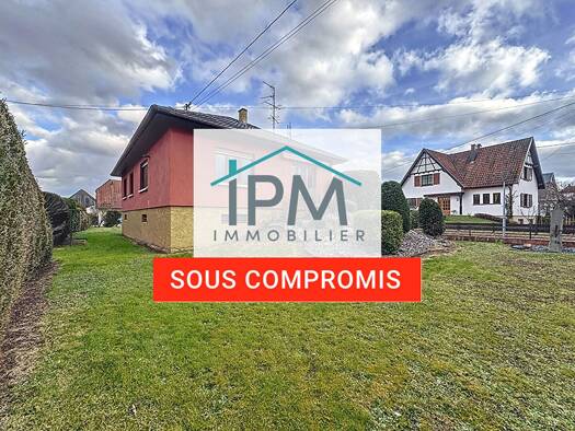 Maison de plain-pied à vendre 329 900 € 4 pièces 3 chambres 95 m² 636 m² de terrain Dachstein 67120