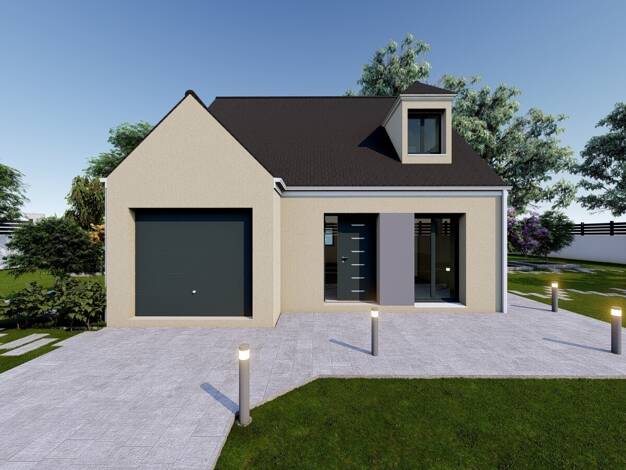 Terrain avec maison neuve à vendre 470 000 € 4 pièces 3 chambres 80 m² 300 m² de terrain Nord Ormesson-sur-Marne 94490