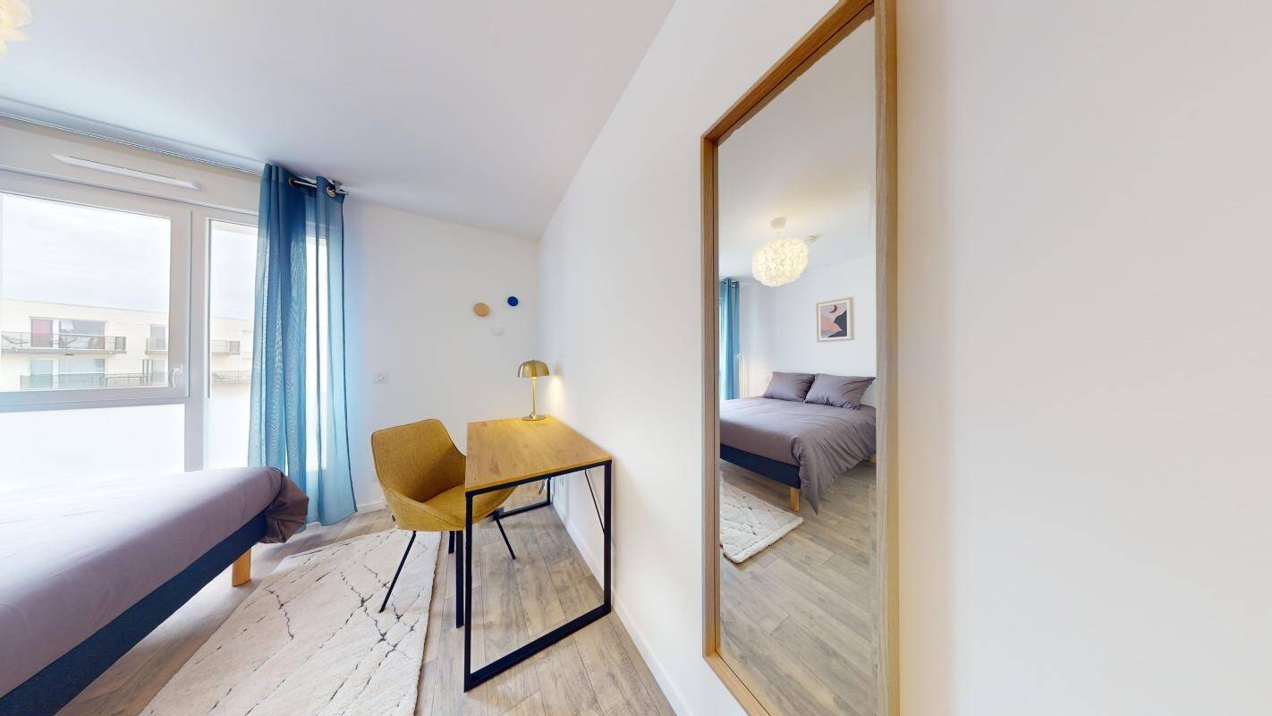 Coliving neuf à Angers– Studio clé en main, Netflix, terrasse, c — 2