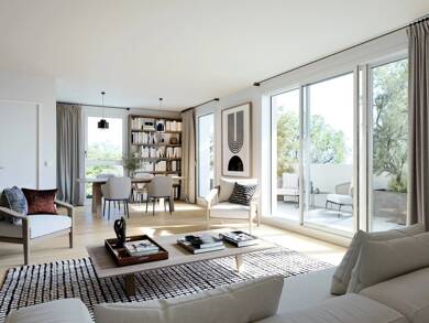 Appartement à vendre - Neuf 252 000 € 3 pièces 2 chambres 63 m² Dernier étage, Étage 2/2 Pomponne 77400