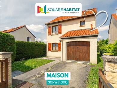 Maison à vendre 450 000 € 4 pièces 3 chambres 88 m² 300 m² de terrain Genas 69740