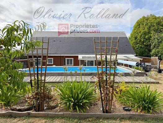 Maison de plain-pied à vendre 273 000 € 6 pièces 4 chambres 135 m² 1 318 m² de terrain Bellevigne-en-Layon 49380