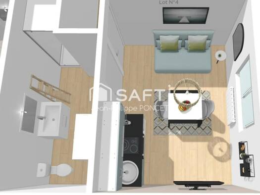 Appartement à vendre 60 800 € 1 pièce 16 m² Étage 1/1 Fort-Mahon-Plage 80120