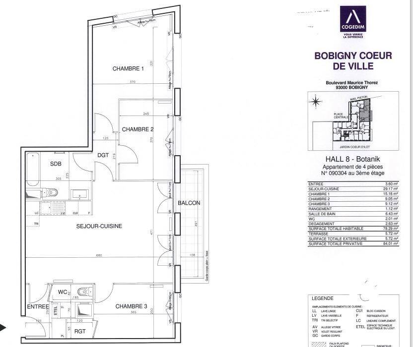 Maison à louer, 78m², BOBIGNY