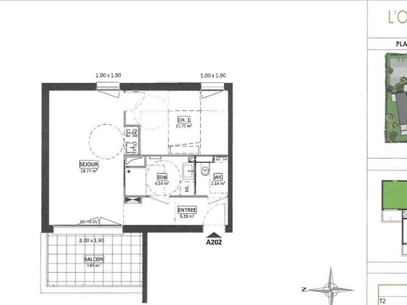 Maison à louer, 43m², AMIENS