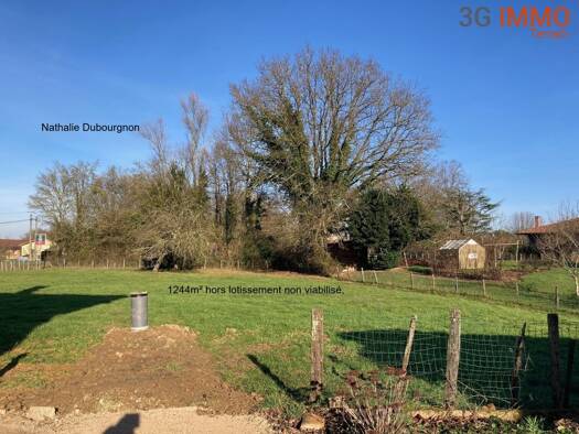 Terrain constructible à vendre 68 000 € 1 237 m² de terrain Saint-Didier-d'Aussiat 01340