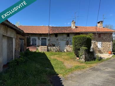 Maison à vendre 99 900 € 5 pièces 1 chambre 60 m² 1 921 m² de terrain Rochechouart 87600