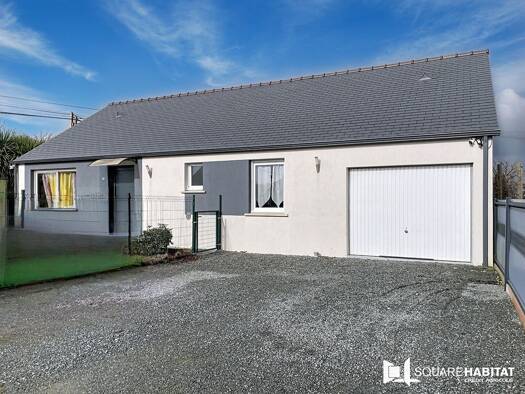 Maison de plain-pied à vendre 299 000 € 5 pièces 4 chambres 89 m² 432 m² de terrain Quévert 22100