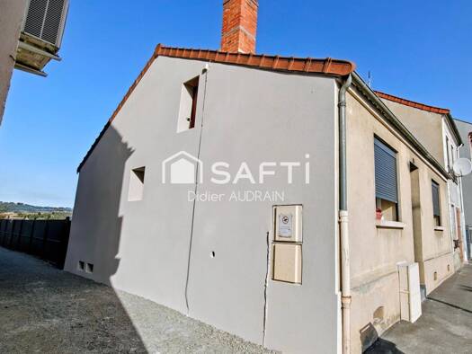 Maison à vendre 158 000 € 3 pièces 2 chambres 72 m² 280 m² de terrain Marais-Villars Montluçon 03100
