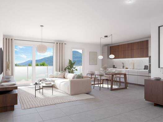 Appartement à vendre - Première occupation 199 000 € 2 pièces 1 chambre 54 m² Étage 2/2 Notre-Dame-de-Mésage 38220