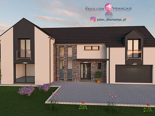 Terrain avec maison neuve à vendre 1 530 000 € 7 pièces 5 chambres 180 m² 1 000 m² de terrain Bord de Seine-Les Martinets Rueil-Malmaison 92500