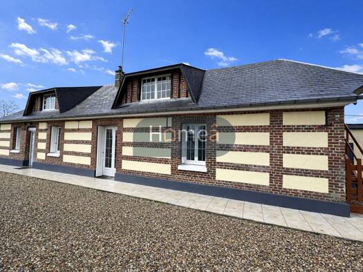 Maison de plain-pied à vendre 199 900 € 5 pièces 3 chambres 92,9 m² 1 632 m² de terrain Tôtes 76890