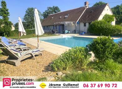 Maison à vendre 204 750 € 8 pièces 4 chambres 159,5 m² 5 839 m² de terrain Chabris 36210