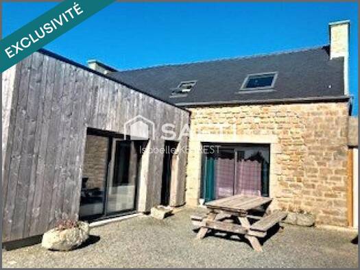 Maison à vendre 395 000 € 6 pièces 4 chambres 130 m² 880 m² de terrain Plouescat 29430