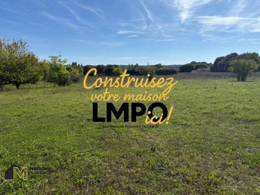 Terrain constructible viabilisé à vendre 119 900 € 440 m² de terrain Saint-Quentin-la-Poterie 30700