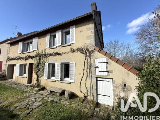 Maison à vendre 95 500 € 5 pièces 3 chambres 95 m² 3 824 m² de terrain Jouhet Guéret 23000