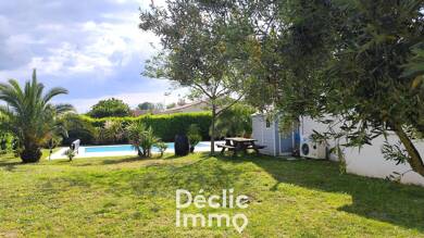 Maison de plain-pied à vendre 376 200 € 8 pièces 5 chambres 145 m² 850 m² de terrain Saint Andre de Lidon 17260