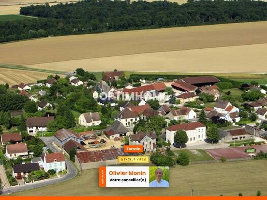 Terrain constructible viabilisé à vendre 125 000 € 775 m² de terrain Fénay 21600
