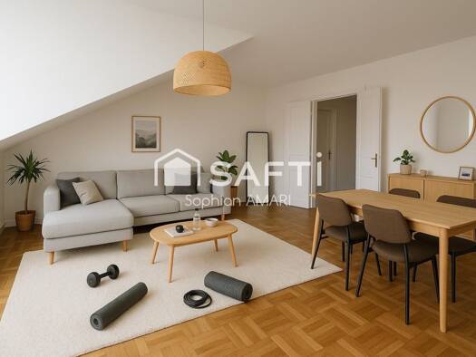 Appartement à vendre 310 500 € 4 pièces 3 chambres 93 m² Dernier étage, Étage 2/2 L'Etang-la-Ville 78620