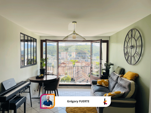 Appartement à vendre 129 000 € 3 pièces 2 chambres 59,17 m² Étage 9/9 Centre Échirolles 38130
