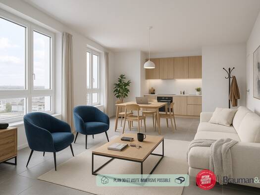 Appartement à vendre - neuf 667 300 € 4 pièces 3 chambres 110 m² 5ème étage Wallon Le Plessis-Robinson 92350