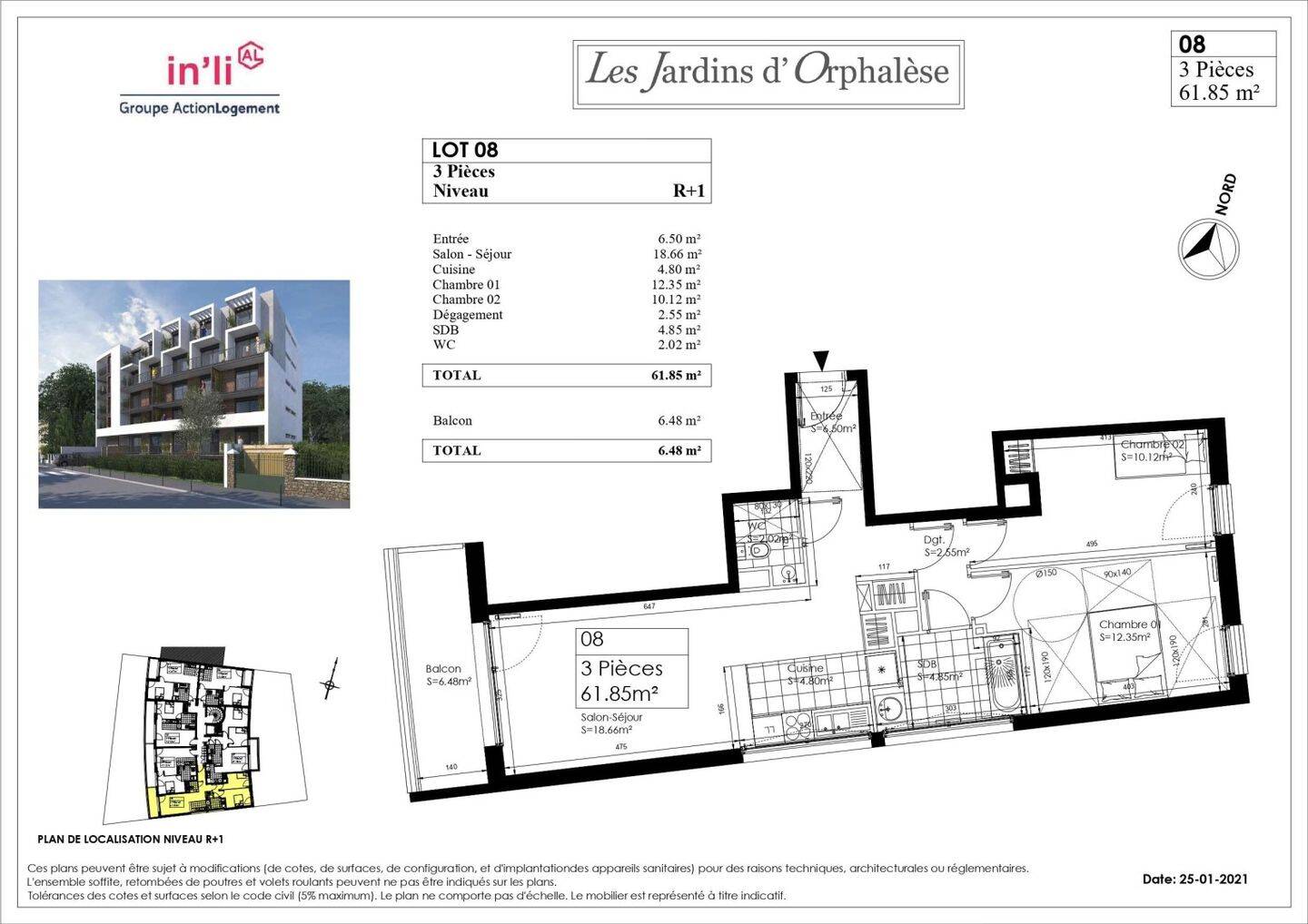 Maison à louer, 62m², VITRY SUR SEINE