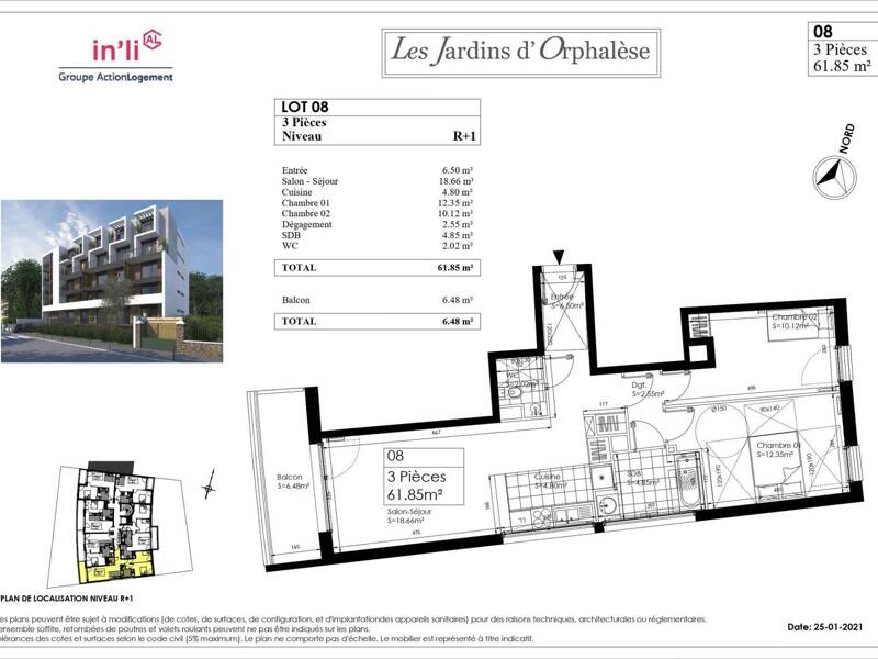 Maison à louer, 62m², VITRY SUR SEINE
