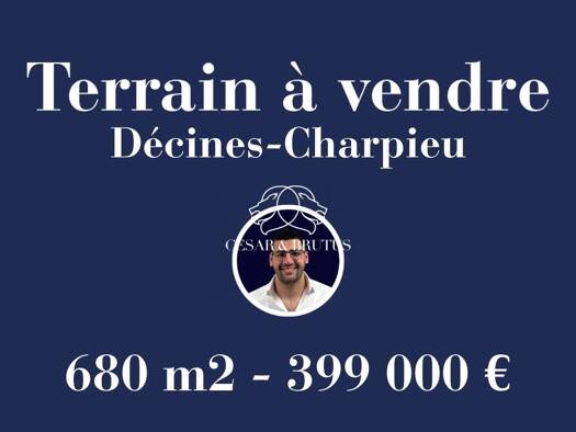 Terrain à vendre 399 000 € 676 m² de terrain Les-Marais Décines-Charpieu 69150