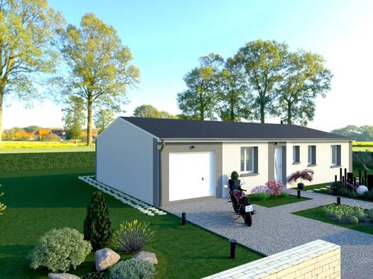 Terrain avec maison neuve à vendre 216 000 € 5 pièces 3 chambres 93 m² Piennes 54490