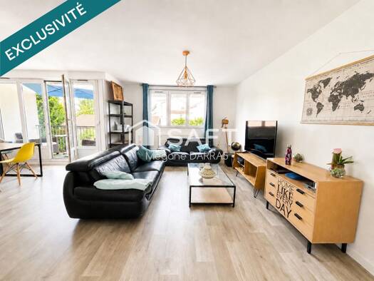 Appartement à vendre 259 000 € 5 pièces 3 chambres 110 m² Étage 1/4 Cernay Jamin-Jean Jaurès-Epinettes Reims 51100