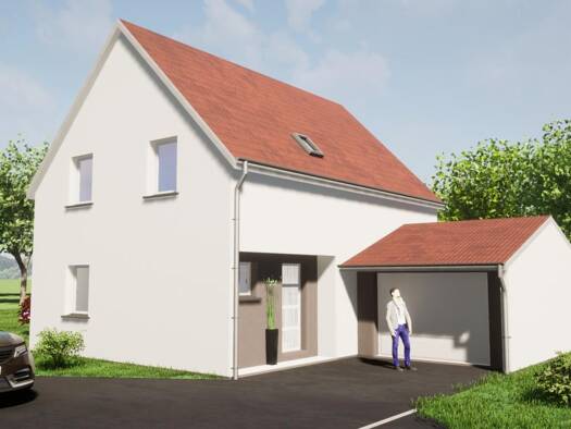 Terrain avec maison neuve à vendre 310 000 € 5 pièces 3 chambres 95 m² Bergholtz 68500