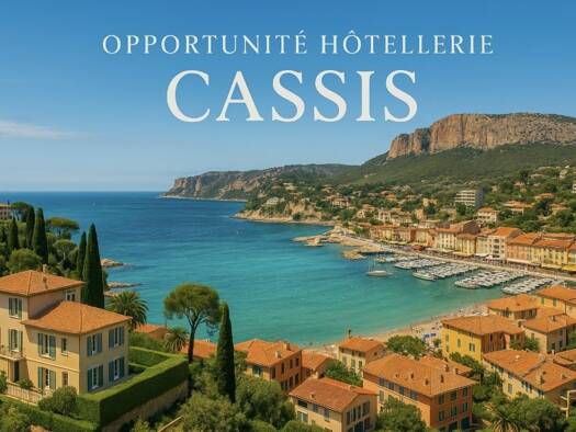 Hôtel à vendre Fonds de commerce 2 625 000 € 349 m² d'espace de restauration Centre Cassis 13260